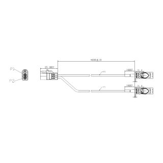 HS-2ports SMAF To MiniFakraZF With DS302 Cable XXcm (6G)_pic4